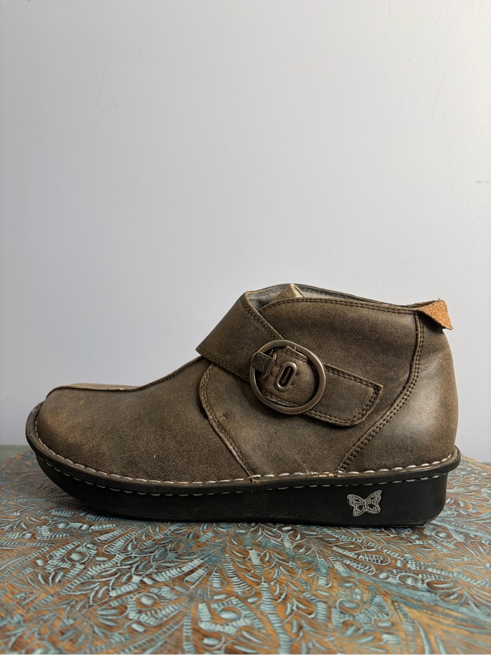 Alegria Caiti Taupe ankle boots size 39